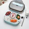 Термоизолированный ланч-бокс из нержавеющей стали 304 для пикника Bento с миской для супа