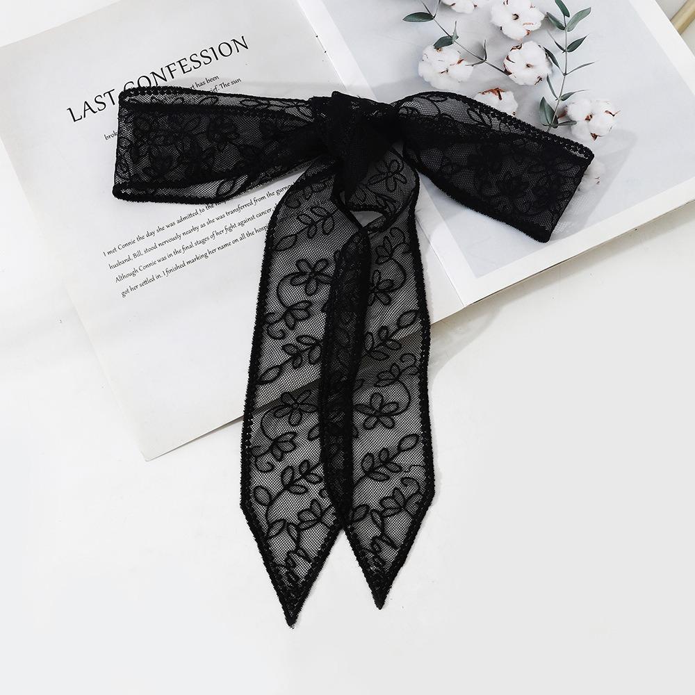 Korean Version Lace Scarf Embroidered Flower Sunscreen Shawl Cute Female Headscarf Summer