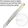 Пинцет Профессиональный пинцет для бровей из нержавеющей стали Профессиональный пинцет для бровей с нескользящим покрытием для бровей Ресницы Вросшие волосы