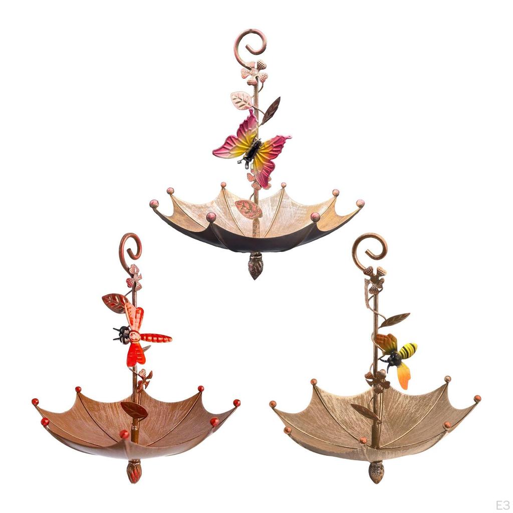 Bird Feeder for Outside ,Hanging Seed Catcher Tray, Umbrella Shape ,Platform Feeder,