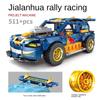 KAZI Building Block Huili Спортивный автомобиль Гоночная серия Детская головоломка Строительный блок DIY Сборка Модель Мальчик Игрушка в подарок