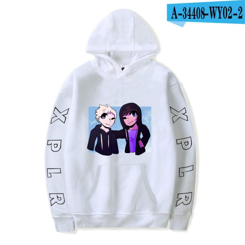 Couple Hoodie Sam Colby Graphic Print Sweatshirt Teens