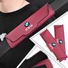 Leather Car Seat Belt Shoulder Pad JJHA4E7Y with Velcro Belt Cushion for BMW 2 5 6 7 Series F20 G20 G30 X1 X3 X4 X5 X6 F15 G05 StickerH