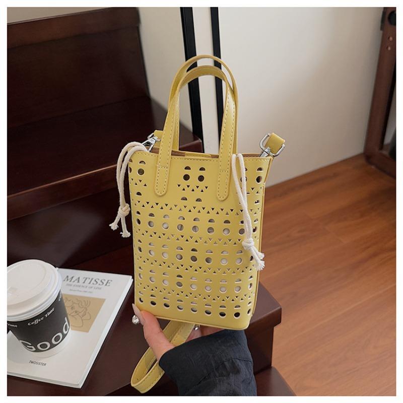 Нишевая сумка женская новая летняя мода полая сумка-мессенджер сумка для мамы портативная сумка для мобильного телефона