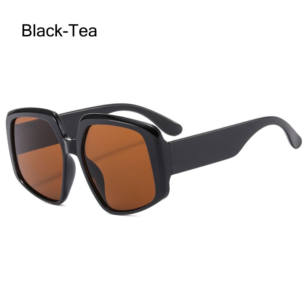 Trendy Fashion Large Shades Goggle Women's Oversized Sunglasses Square Sun Glasses