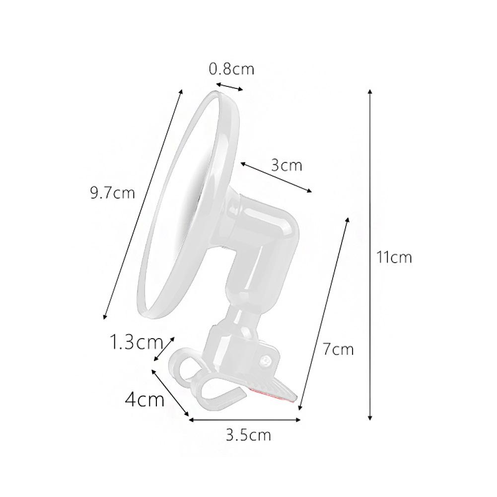 360-градусное HD автомобильное зеркало для слепых зон, вращающееся регулируемое 2-стороннее широкоугольное внешнее автомобильное зеркало заднего вида, парковочное зеркало