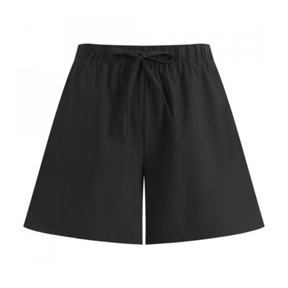Shop Women Banding Span String Short Pants Black Pic Wpt 1535