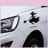 Modern Minimalist Pvc Halloween Witch Car Sticker Wall Decor For Living Room