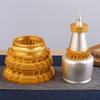 Золотая Буддийская Ступа Тантрический Сплав Ручная Работа Благоприятный Тибетский Большой Буддизм Подарок для Дома Настольные Декоративные