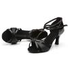 Buty Do Tańca Latino Na Obcasie Leah 7 Cm Czarne 36