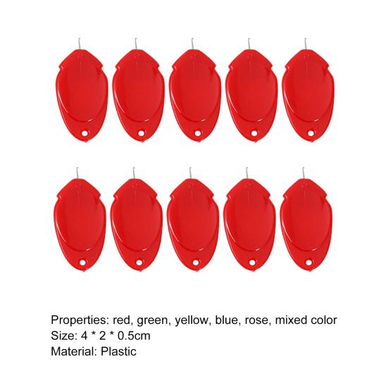 10Pcs Needle Threader Automatic DIY Plastic Hook Design Sewing Threader for Household