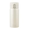 Iris Ohyama Water Stainless Steel Mug Spout for Easy Easy To Wash Vacuum Keeps for 6 Pale White Bottle, 350ml, Bottle, One-Touch, One-handed Unlock,