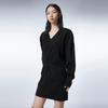 JNBY Осеннее приталенное платье-свитер с V-образным вырезом