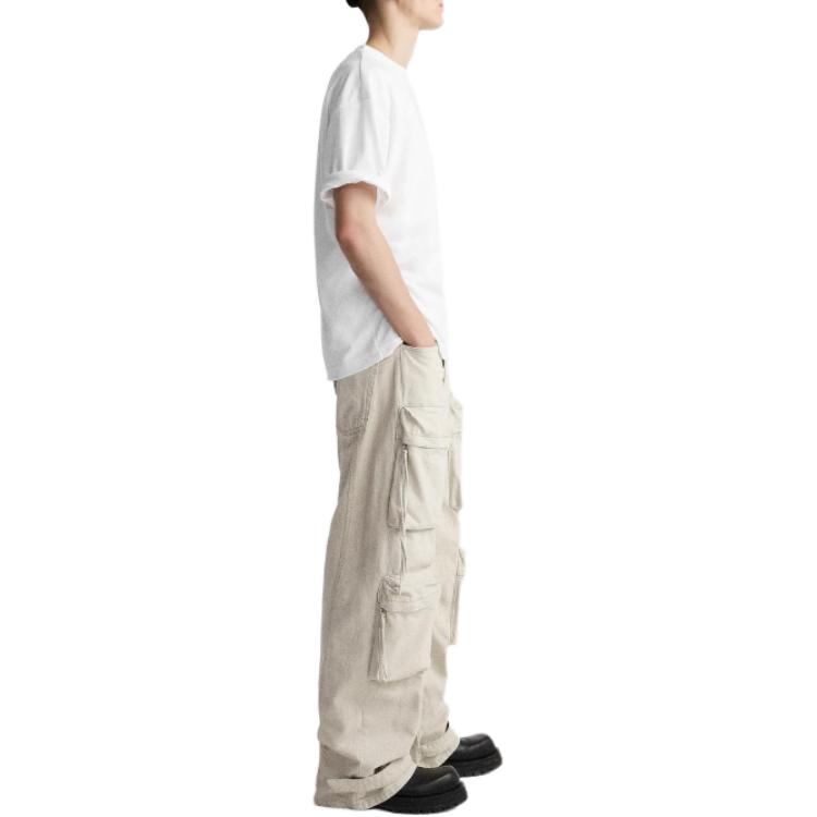 ZARA Jeans Men's Sky Blue Moderate Wide Leg Pants 5575471-436