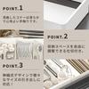 EINEY Cutlery Case Drawer Divider Kitchen Storage Kitchen Stocker Cutlery Set Storage Case Expandable Dish Storage Tray Drawer Storage Small Item