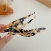 Sweet Leopard Hair Clip Elegant Kroean Style Barrettes Temperament Acetic Acid Duckclip  Women