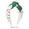Adjustable Christmas Headband All-match Pearl Rhinestone Hair Hoop Fashion Christmas Headdress