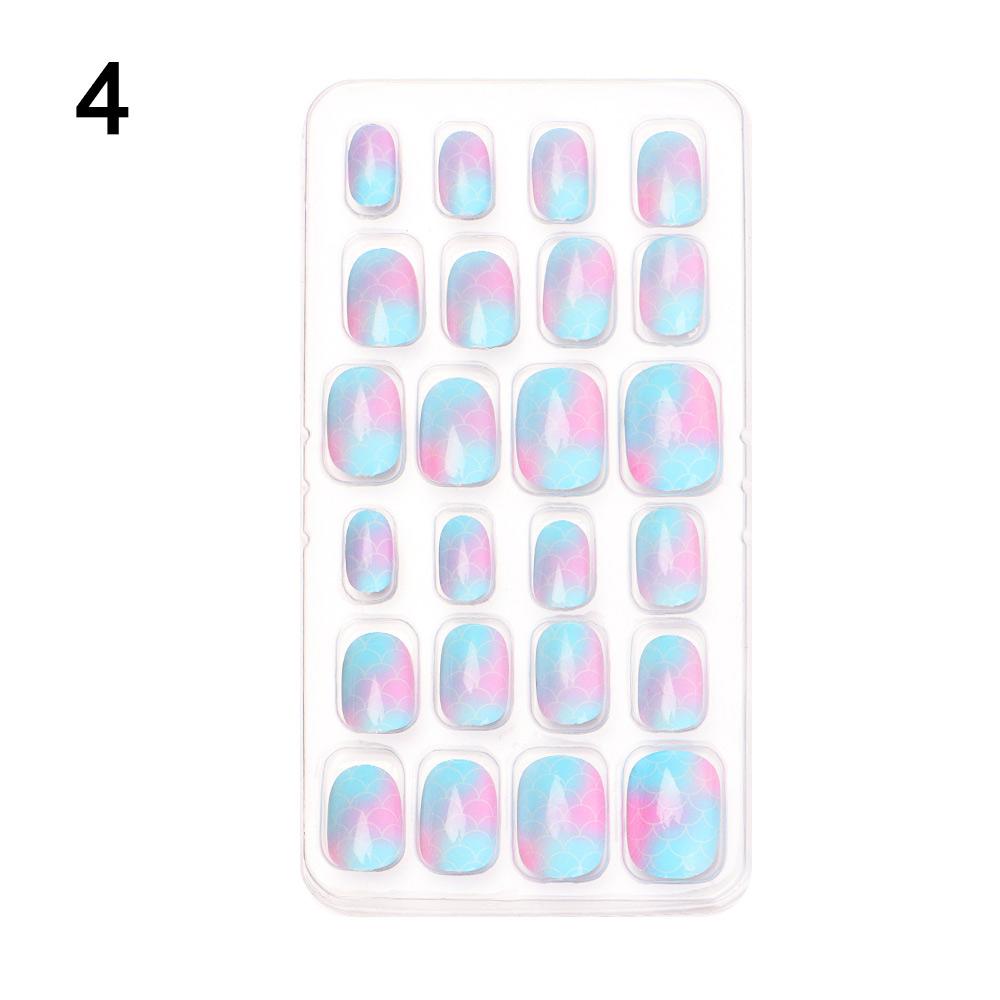 Press On Nail Full Cover Manicure Tool Wearable Child False Nails Fake Nails Nail Tips