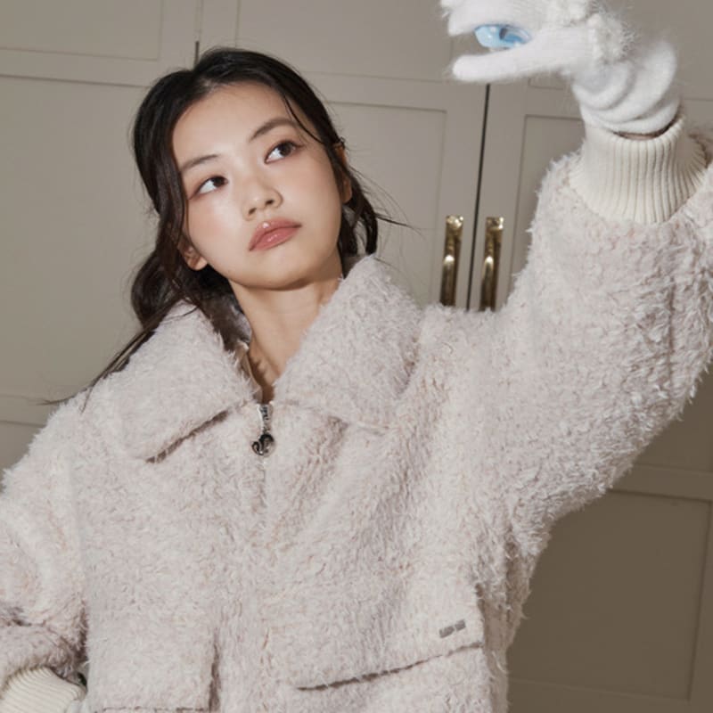 МНОГО ВАС lotsyou_Праздничные вязаные перчатки с цветочным узором Белые