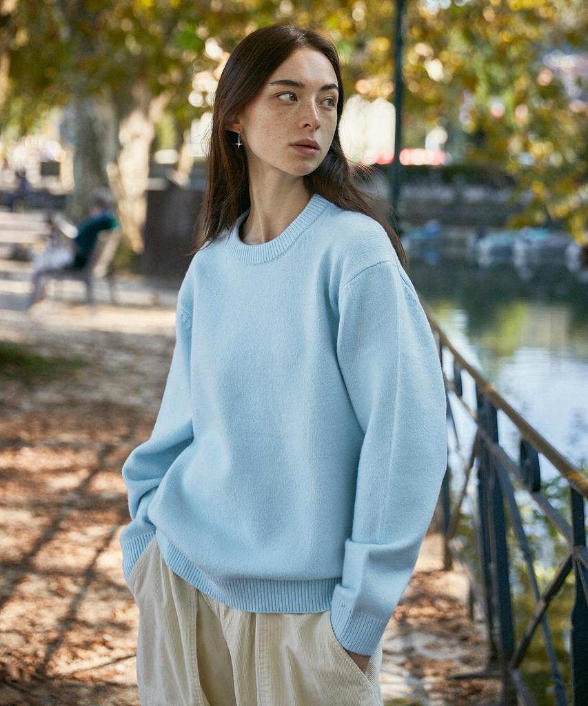 MINIMALPROJECT Soft Basic Oversized Knit Mnt107 [Sky]