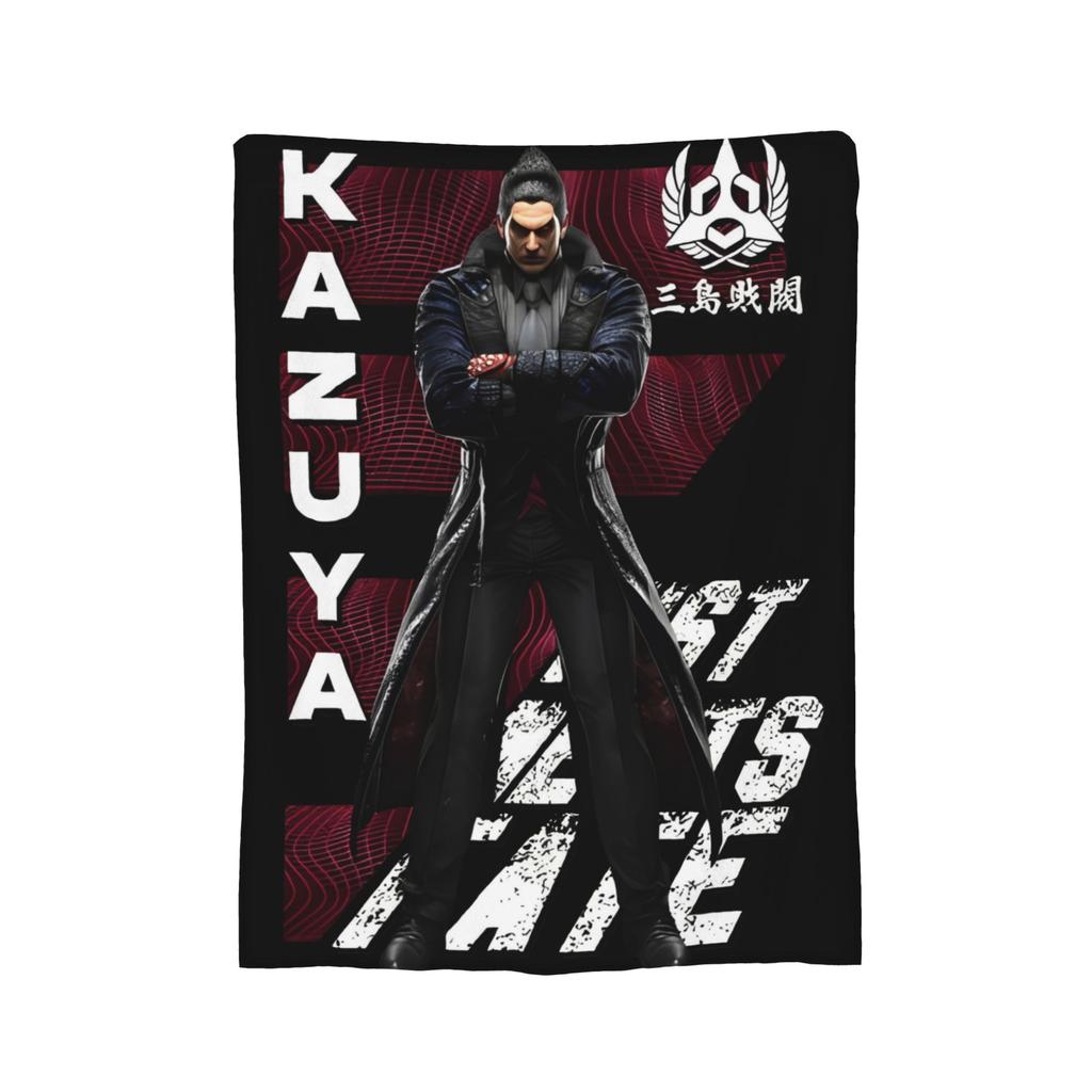 Panda Tekken 8 Gaming Blanket Flannel Novelty Breathable Throw Blankets for Bedspread Autumn/Winter,