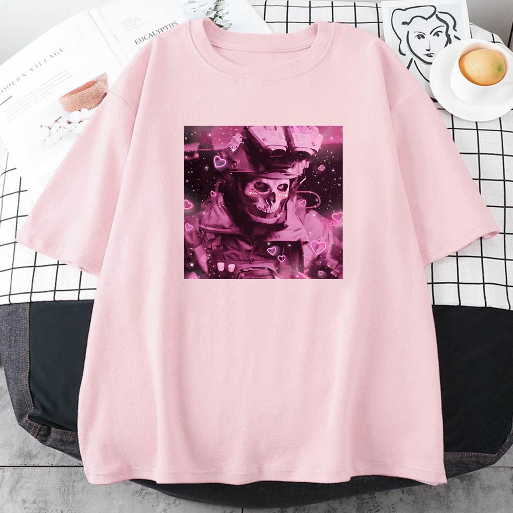 BabyGirl Call of Duty Game T-shirts Summer Cotton High Quality Tee-shirt Streetwear Casual Women Men Unisex Tshirts Kawaii Print Tops