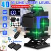 APP Control Laser Level 4D 16 Lines Self-Leveling 360 Horizontal And Vertical Cross Green Laser Beam Line With 2xBattery