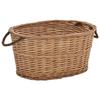VidaXL Firewood Basket with Carrying Handles 58x42x29 Cm