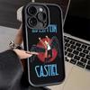 Phone Case for iPhone 17 Air 16E 15 16 Pro Max Angel Castiel Supernatural Cover 14 Plus 13 12 Mini Soft Shell Silicone Fundas