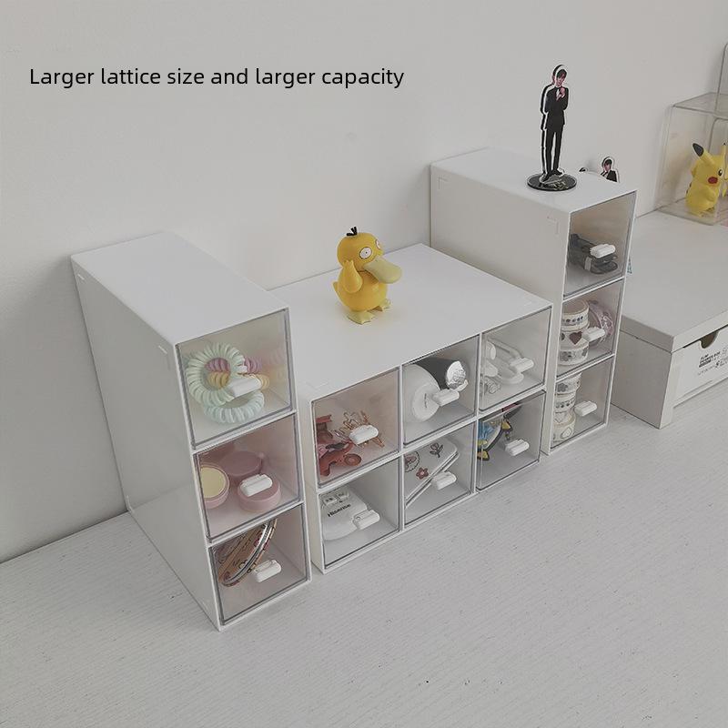 MUJI Student Stackable Desktop Storage Box with Large Capacity