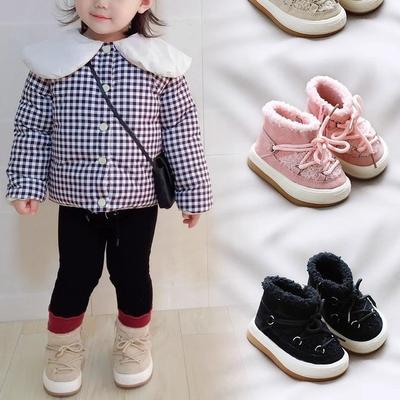 Новые зимние высокие мужские и детские зимние ботинки из хлопка