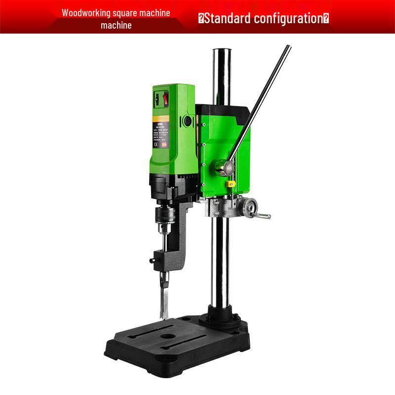 Woodworking Mortiser & Tenon Machine with Square Hole Drill Bit for Solid Wood