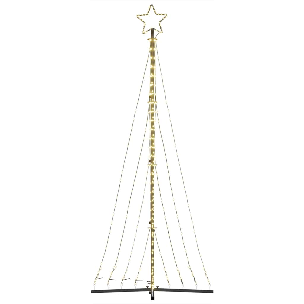 LED Christmas Tree 447 Warm White LEDs 250 cm