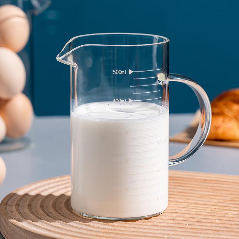Onlycook Стакан для питья и измерения из высокоборосиликатного стекла
