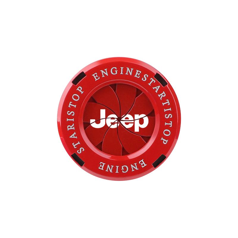 Для Jeep Бесключевая Крышка Запуска Автомобиля Декоративное Кольцо Кнопки Зажигания Для Jeep Grand Cherokee Wrangler JK Gladiator Compass Renega
