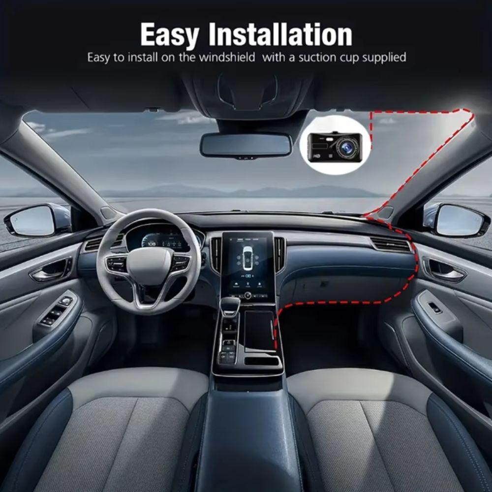 Night Vision Car DVR Dual Lens Digital Video Recorder Mirror Car Video Recorder Driving