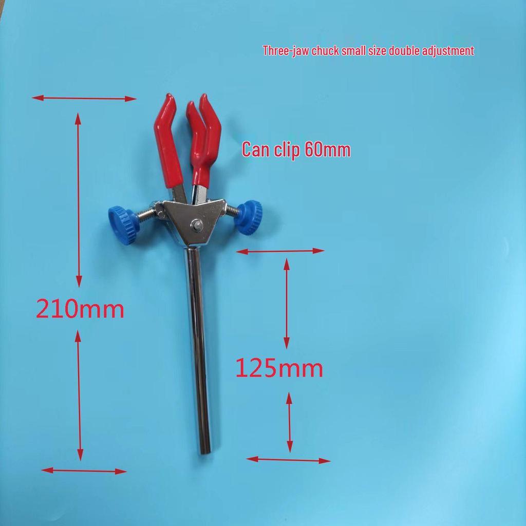 Iron Titration Stand with Three-Ring Butterfly Clip and Condenser Cross Clip