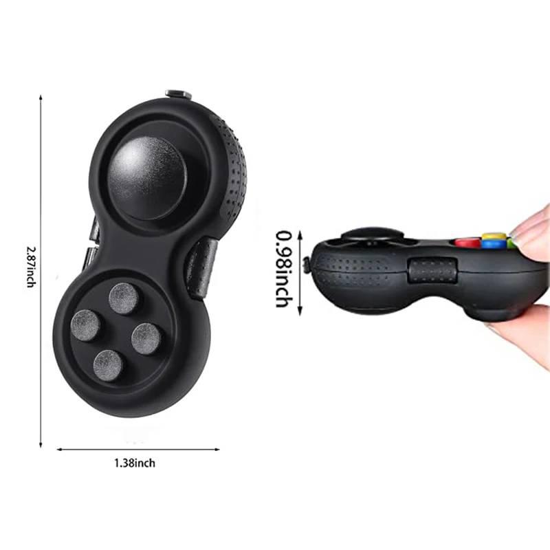 Handheld Pad Fidget Toy with Game Controller Design Relieves Stress and Anxiety for Office Workers