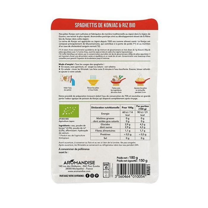 Spaghetti de Konjac 900 g