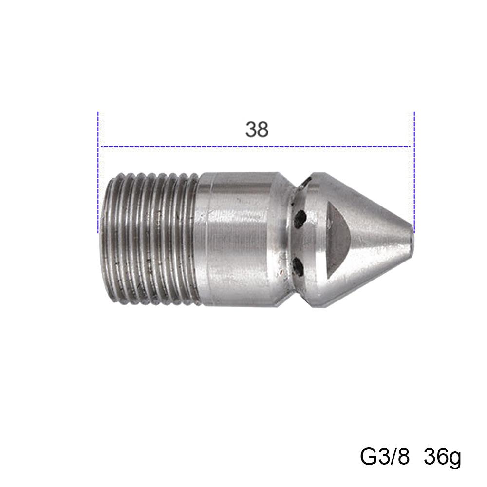 Мойка высокого давления для чистки труб, распылительная насадка для стиральной машины из нержавеющей стали, садовые принадлежности City Wolf