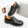 Classic Men Loafers Black Brown Casual Comfortable Fashionable High-end Leather Shoes Gentlemen's Social Shoes Mensizes 38-46