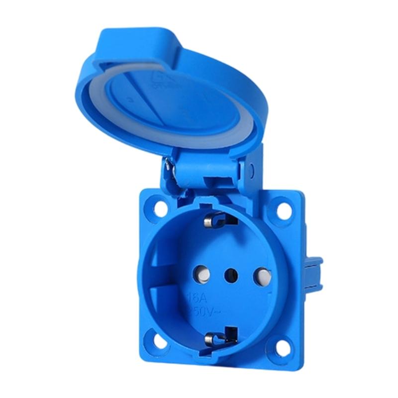 Industrial Wiring Connector Power Outlet Industry Safety Outlet Waterproof Dustproof Power Connector Socket Enduring
