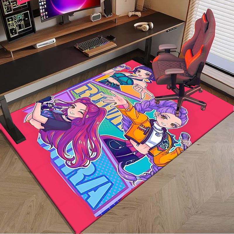 Kpop cartoon Carpet, Chair Rug,Rug for Office Bedroom living rooms, Doormat decor Fan Gift Christmas Gift