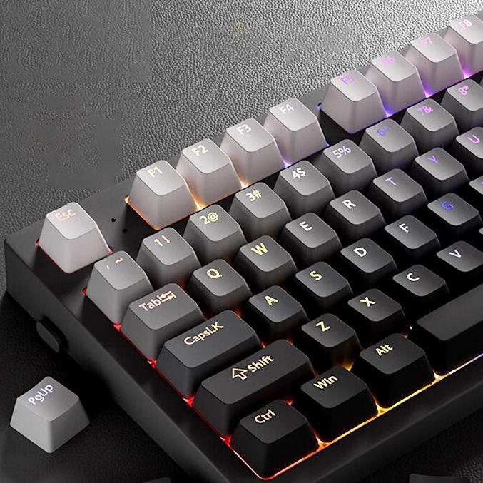 Xiaomi RGB-клавиша с градиентной подсветкой, профиль OEM, PBT, двойное литье, для механических игровых клавиатур с переключателями Mx, раскладка ISO, клавиши, DIY