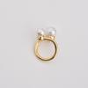 Pearl Buckle Simple Fashion Versatile Silk Scarf Zinc Alloy Non Hook Women's Summer T-shirt Waist Magnetic Brooch