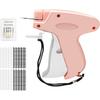 Handheld Tagging Gun Stitch Gun for Quick Clothing Fix-Tag Attacher Guns for Clothes-Mini Sewing Micro Tagging Gun,Includes 6 Needle,1000 Black
