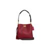 New Willow Pebbled Leather Bucket Bag, Shoulder Bag, Crossbody Bag Medium Women's Cherry Red C3766-B4CY