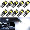 10/20 шт. W5W T10 светодиодные лампы Canbus 5730 8SMD 12 В 6000 К 194 168 светодиодные автомобильные плафоны для карт, габаритные огни, сигнальные лампы для автомобилей