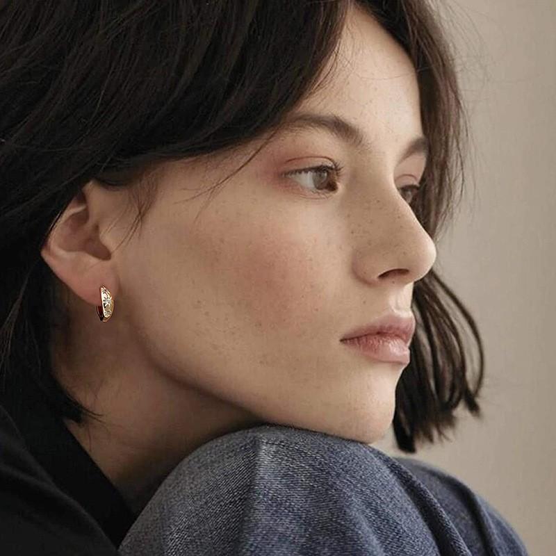 Star Shaped 8-Point Earrings Ear Buckles Women