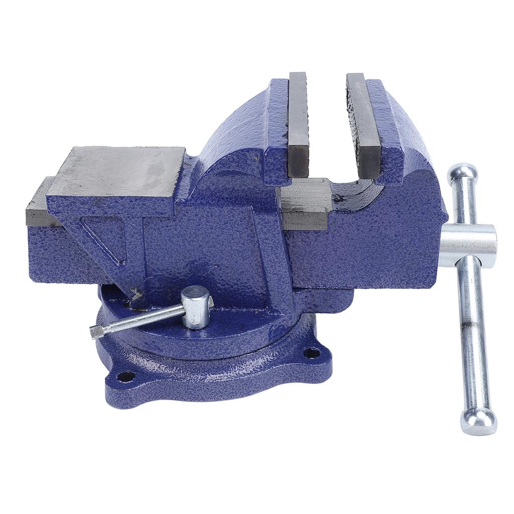 Верстачные тиски 4 дюйма, прочная легированная сталь, большой размер, наковальня, поворот на 360 градусов, настольное запирающее основание